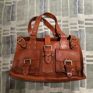 Mulberry Roxanne Oak Darwin Leather Bag